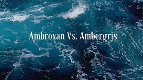 ambroxan perfume|ambroxan vs ambergris.